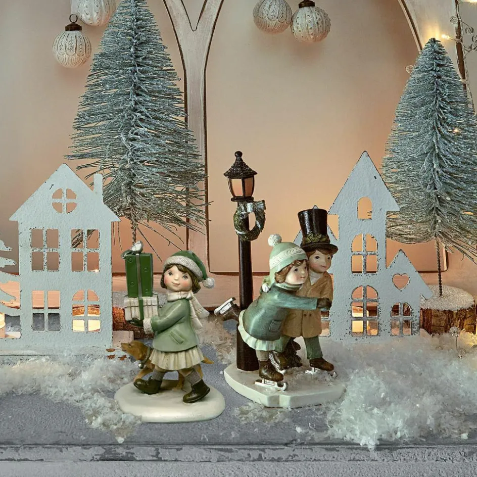 Weihnachtsfiguren^LOBERON Deko-Figur 2er Set Marquelline