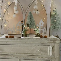 Weihnachtsfiguren^LOBERON Deko-Figur 2er Set Marquelline