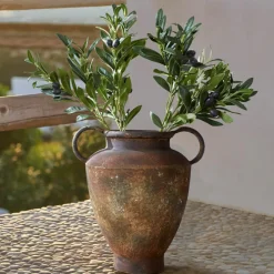 Kunst- & Trockenblumen|Dekoration^LOBERON Deko-Olivenzweig 2er Set Olives