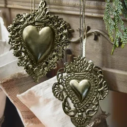 Geschenkverpackungen|Dekoobjekte^LOBERON Deko-Ornament 2er Set Medes