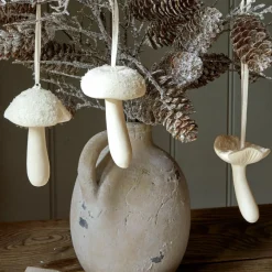 Weihnachtsfiguren^LOBERON Deko-Pilz 3er Set Qilexor