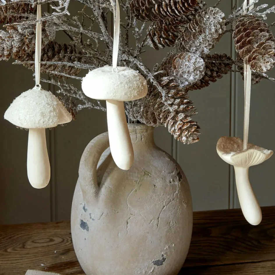 Weihnachtsfiguren^LOBERON Deko-Pilz 3er Set Qilexor