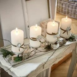 Kerzen|Kerzenhalter^LOBERON Deko-Pins 4er Set Brillliant Pins