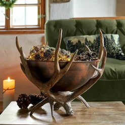 Schalen|Schalen & Dosen^LOBERON Deko-Schale Morlaix antikbraun