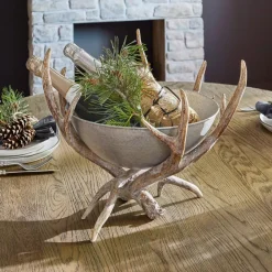 Schalen|Schalen & Dosen^LOBERON Deko-Schale Morlaix antikgrau