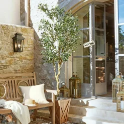 Kunst- & Trockenblumen^LOBERON Deko-Topfpflanze Dambly