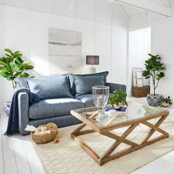 Kunst- & Trockenblumen|Dekoration^LOBERON Deko-Topfpflanze Evolet