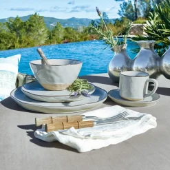 Geschirr|Geschirr^LOBERON Dessertteller 6er Set Biarré grau