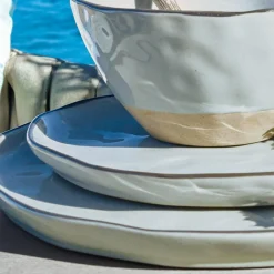 Geschirr|Geschirr^LOBERON Dessertteller 6er Set Biarré grau