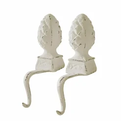 Dekoobjekte|Dekoration^LOBERON Eisenzapfen 2er Set Lucielle antikweiß