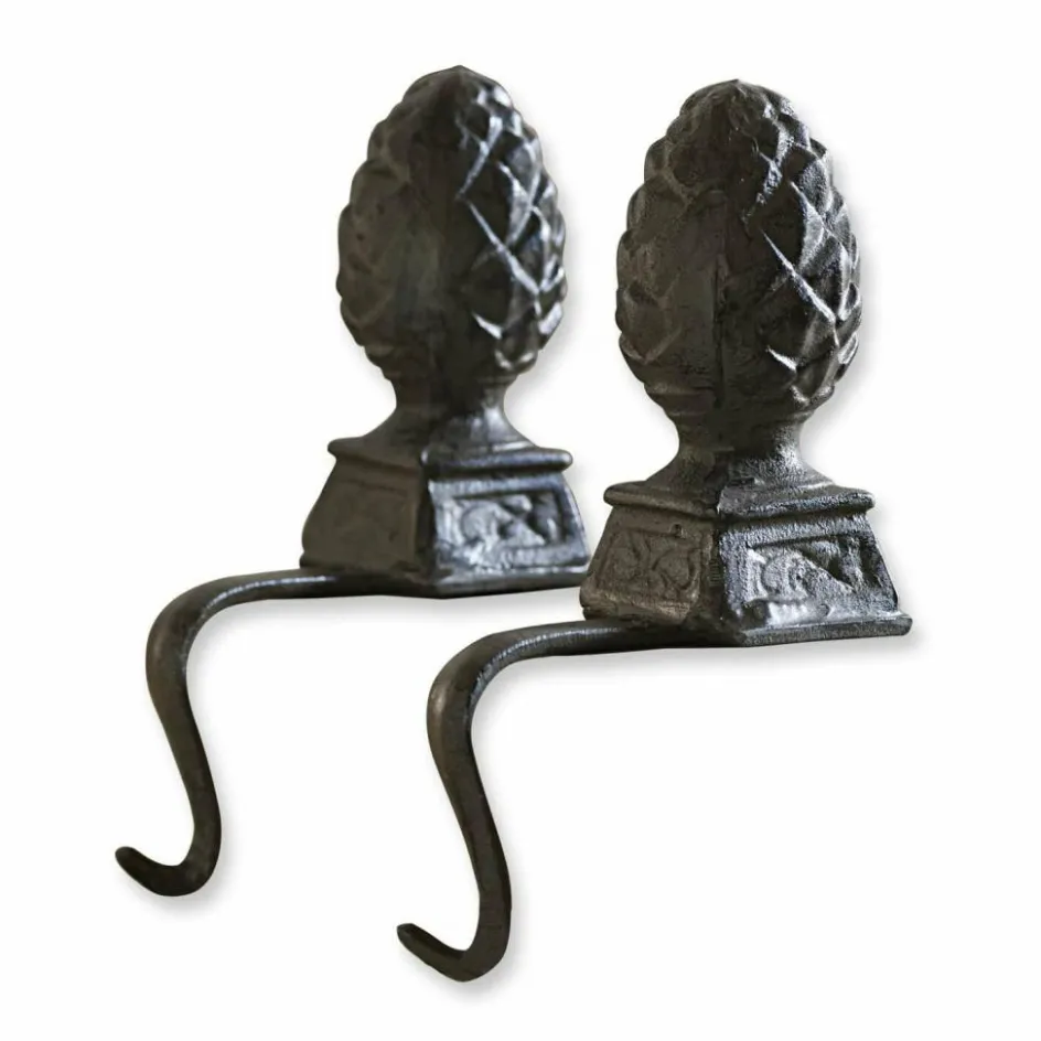 Dekoobjekte|Dekoration^LOBERON Eisenzapfen 2er Set Lucielle antikbraun