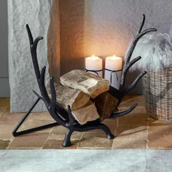 Kaminzubehör|Kaminzubehör^LOBERON Feuerholzhalter Soreva