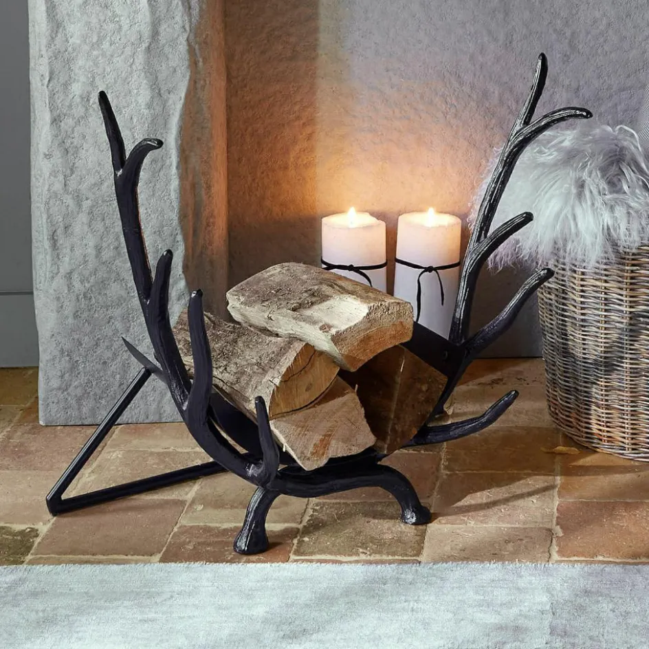 Kaminzubehör|Kaminzubehör^LOBERON Feuerholzhalter Soreva