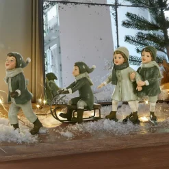 Weihnachtsfiguren^LOBERON Figur 2er Set Andros grün