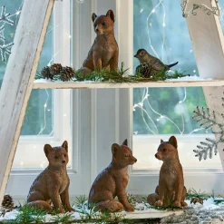 Weihnachtstischdeko|Weihnachtsfiguren^LOBERON Fuchs 4er Set Survie