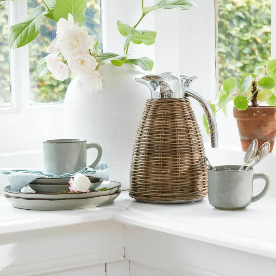 Geschirr|Geschirr^LOBERON Geschirr 30er Set Biarré grau