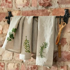 LOBERON Geschirrtücher|Geschirrtücher-Geschirrtuch 3er Set Herbal Gardens