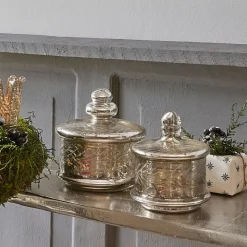 Dosen|Schalen & Dosen^LOBERON Glasdose 2er Set Elexa