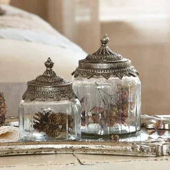 Dosen|Dekoration^LOBERON Glasdosen 2er Set Laféline