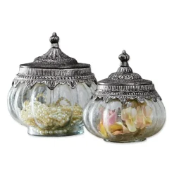 Dosen|Schalen & Dosen^LOBERON Glasdosen 2er Set Madelon