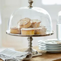 Vorratsdosen & Glasglocken|Vorratsdosen & Glasglocken^LOBERON Glasglocke mit Platte Mine