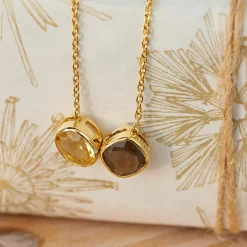 LOBERON Schmuck-Halskette Ovique