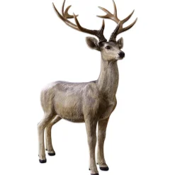 Weihnachtsfiguren^LOBERON Hirsch Storm antikbraun