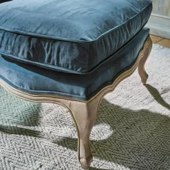 Hocker & Poufs|Sitzmöbel^LOBERON Hocker Corlay blau/braun