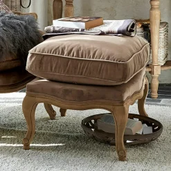 Hocker & Poufs|Sitzmöbel^LOBERON Hocker Corlay taupe/braun