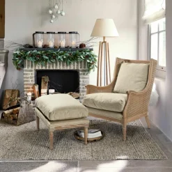 Hocker & Poufs|Sitzmöbel^LOBERON Hocker Greenbrier antikbraun/beige