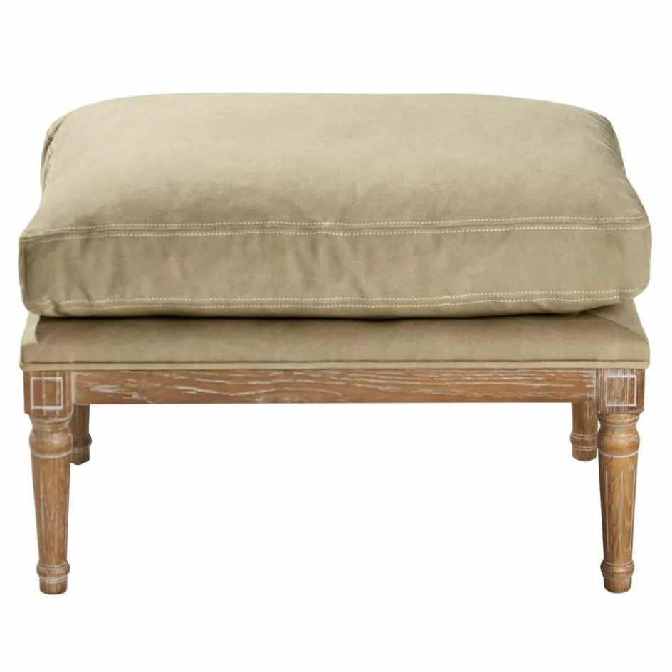 Hocker & Poufs|Sitzmöbel^LOBERON Hocker Greenbrier antikbraun/beige