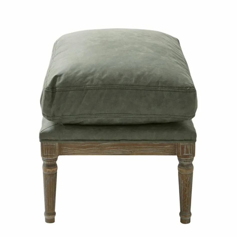 Hocker & Poufs|Sitzmöbel^LOBERON Hocker Greenbrier antikbraun/grün
