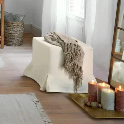 Hocker & Poufs|Sitzmöbel^LOBERON Hocker Ulysette leinen