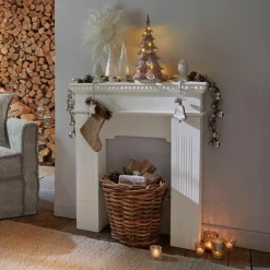 Kaminkonsolen|Kaminkonsolen^LOBERON Kaminkonsole Leesburg antikweiß