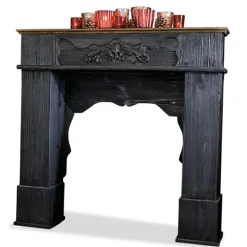 Kaminkonsolen|Kaminkonsolen^LOBERON Kaminkonsole Margaux antikschwarz