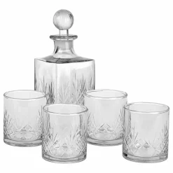 Gläser|Gläser^LOBERON Karaffe mit Glas 4er Set Kerrington