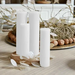 Kerzen|Kerzenhalter^LOBERON Kerze 4er Set Avinal creme