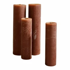 Kerzen|Kerzenhalter^LOBERON Kerze 4er Set Avinal rostrot