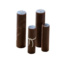 Kerzen|Kerzenhalter^LOBERON Kerze 4er Set Avinal dunkelbraun