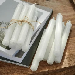 Kerzen|Kerzenhalter^LOBERON Kerze 12er Set Bauceau creme