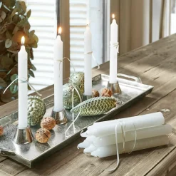 Kerzen|Kerzenhalter^LOBERON Kerze 12er Set Bauceau creme