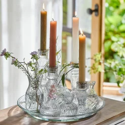 Kerzen|Kerzenhalter^LOBERON Kerze 12er Set Bauceau rosa/hellgrün/creme