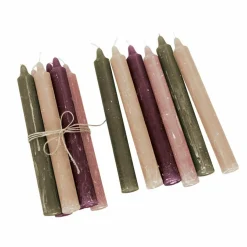 Kerzen|Kerzenhalter^LOBERON Kerze 12er Set Bauceau bunt