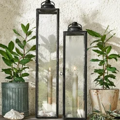 Kerzen|Kerzenhalter^LOBERON Kerze 12er Set Bauceau taupe