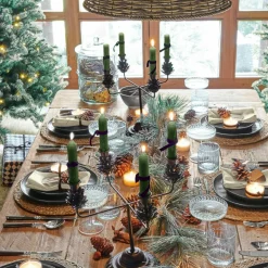 Kerzen|Kerzenhalter^LOBERON Kerze 12er Set Bauceau grün