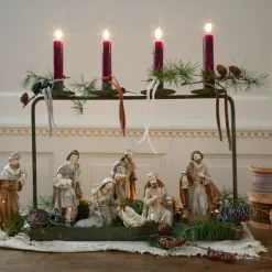 Kerzen|Kerzenhalter^LOBERON Kerze 12er Set Bauceau lila