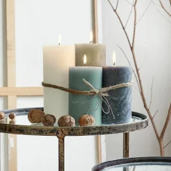 Kerzen|Kerzenhalter^LOBERON Kerze 4er Set Berekua bunt