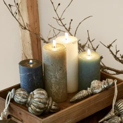 Kerzen|Kerzenhalter^LOBERON Kerze 4er Set Berekua bunt