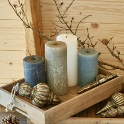 Kerzen|Kerzenhalter^LOBERON Kerze 4er Set Berekua bunt