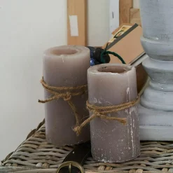 Kerzen|Kerzenhalter^LOBERON Kerze 4er Set Braga taupe